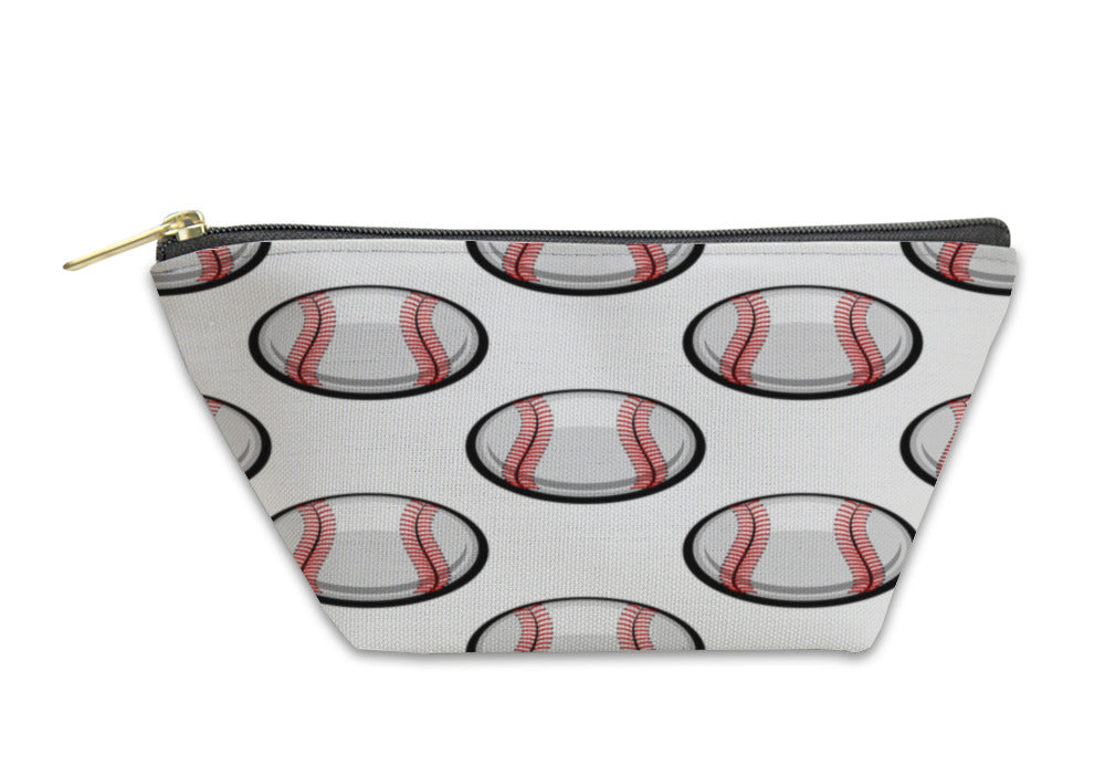 Accessory Pouch, Pattern Of Baseball Balls