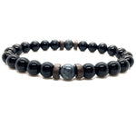 Moonstone Tibetan Lava Stone Diffuser Bead Bracelet