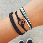 Casual Wrap Bracelet Bangles - Stones & Vine
