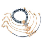 Bohemian Turtle Charm Bracelets Bangles - Stones & Vine